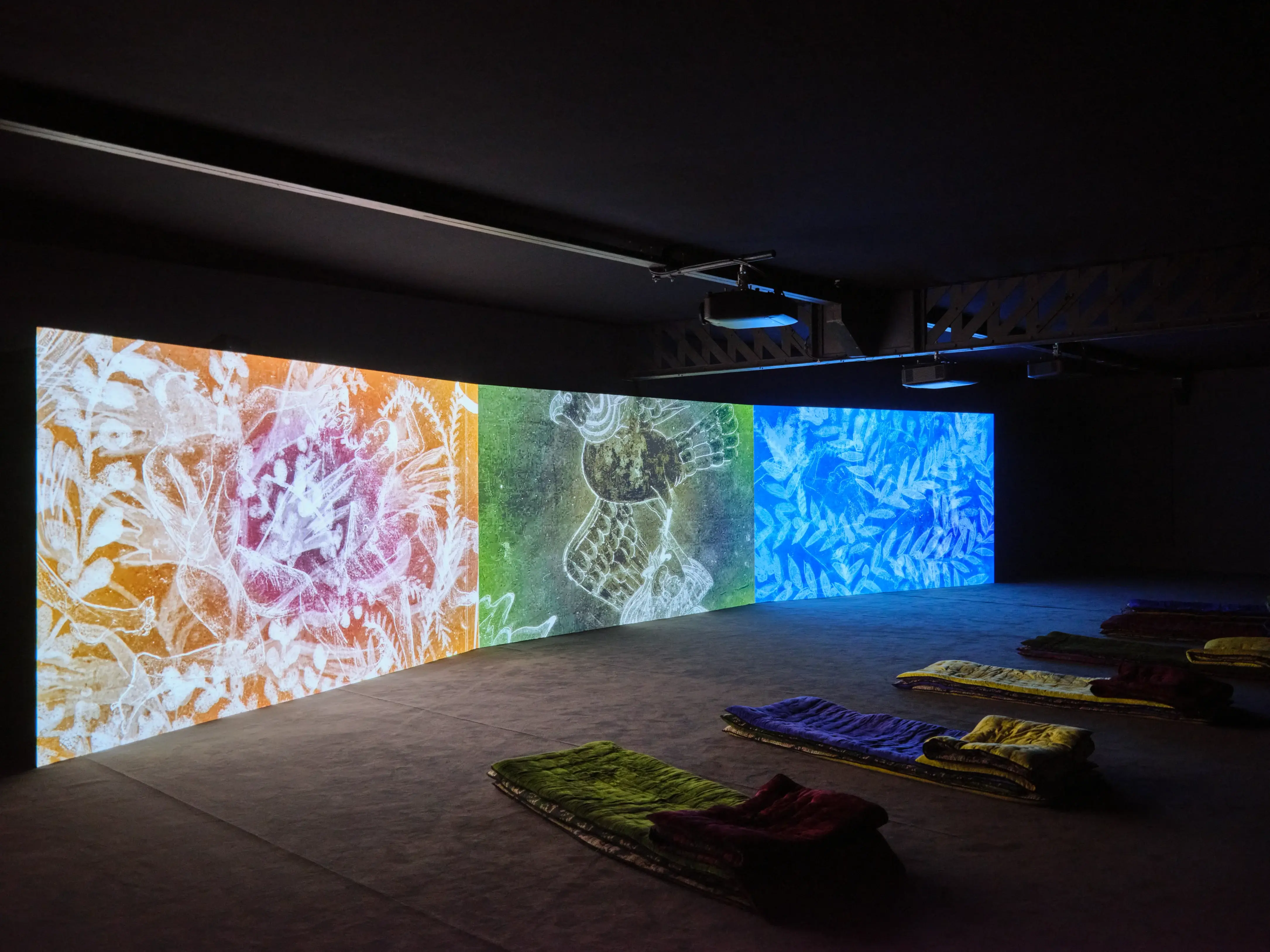 Saodat Ismailova, Amanat, La Forêt sacrée, arrêt sur image, 2026. Les Forges, LUMA Arles, France. © Victor&Simon - Grégoire d’Ablon - 4340 x 3255