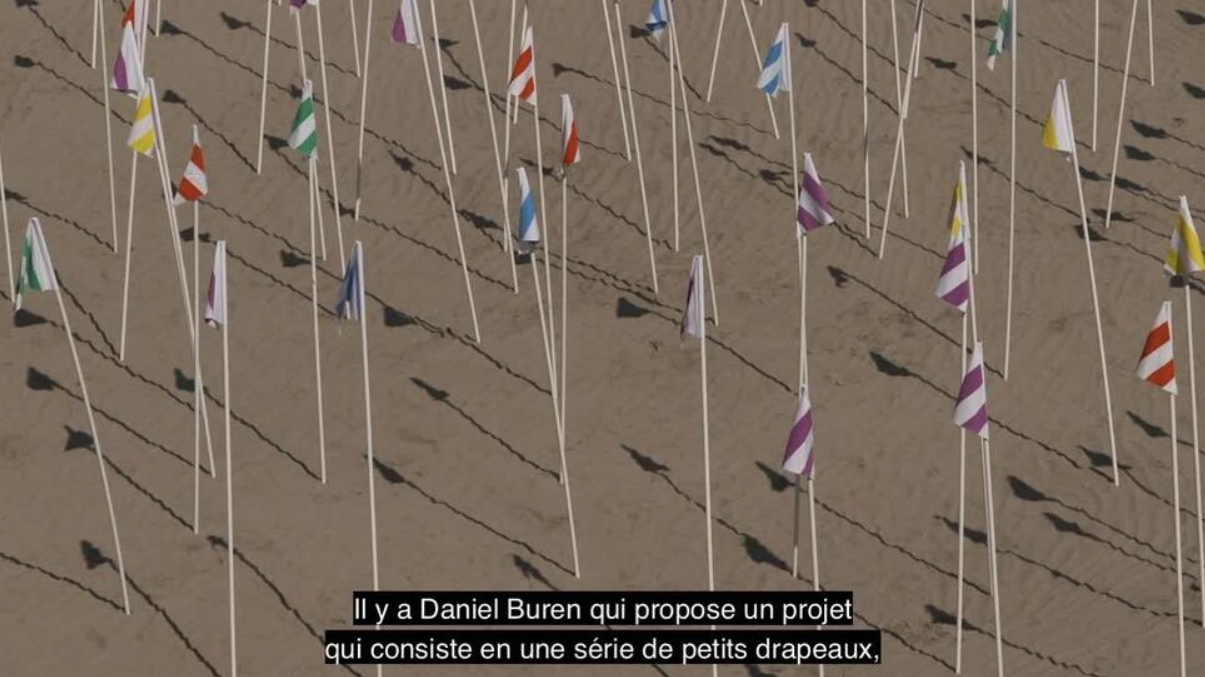 comme des drapeaux